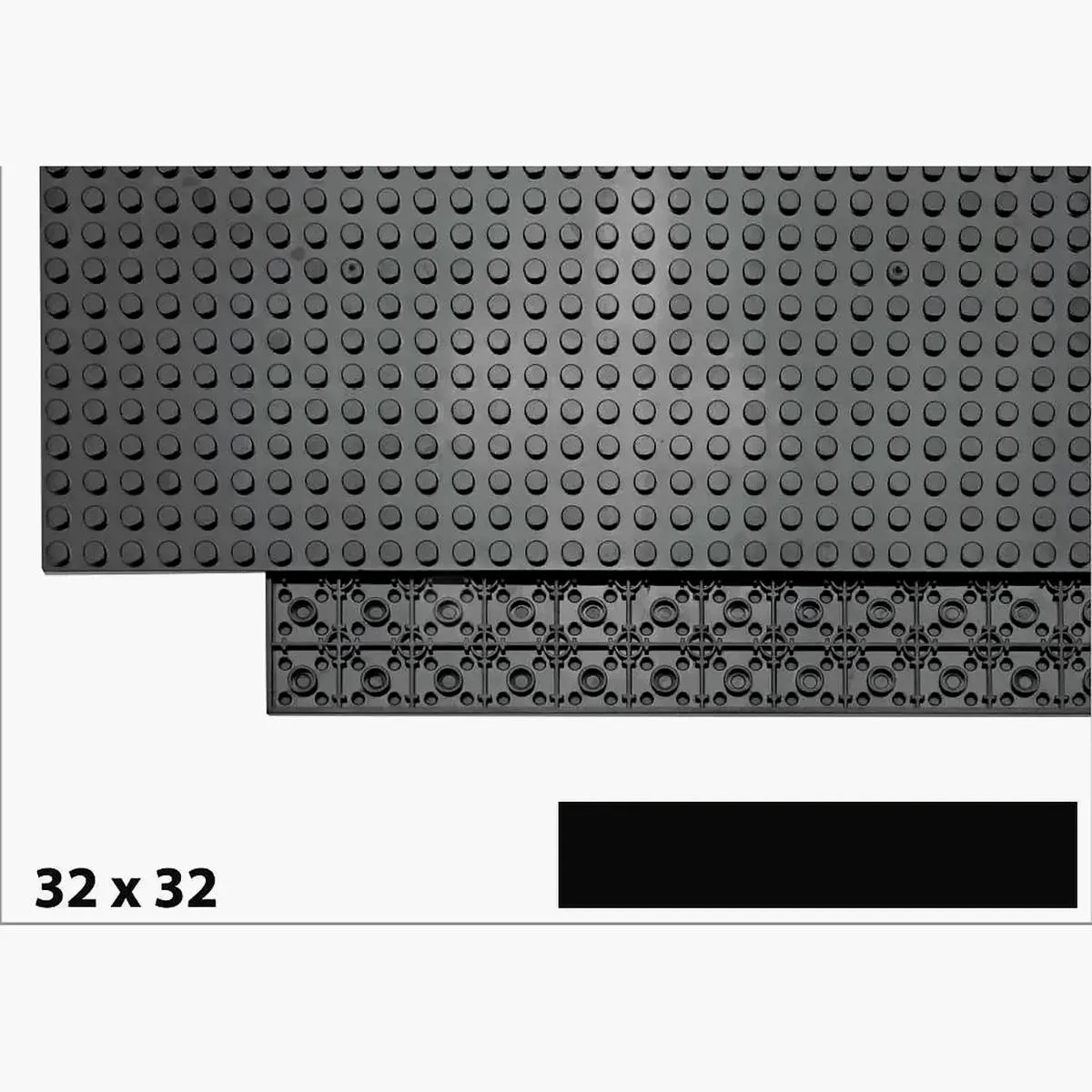 BlueBrixx Plaque 32x32, Noir (BB-401258) - prix | Brick Broker