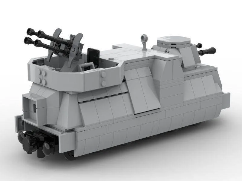 BlueBrixx Wagon d'artillerie blindé (BB-101485) - prix | Brick Broker