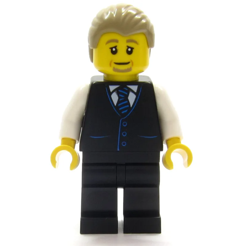 Air Traffic Controller, Black Suit, Dark Tan… — minifigurine LEGO | Brick Broker