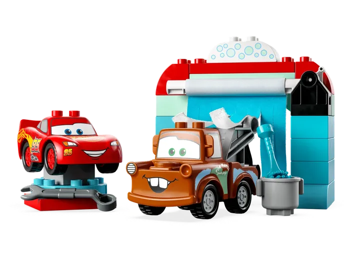 LEGO 10996 Le Lave-auto Amusant de Lightning McQueen & Mater - prix | Brick Broker