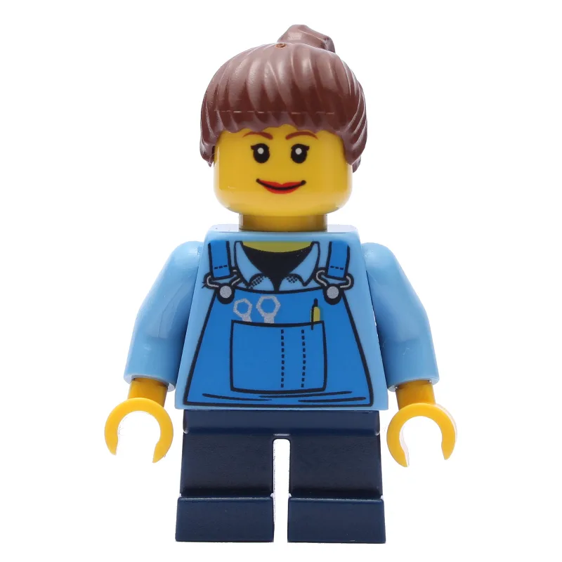 Kid - Medium Blue Torso, Dark Blue Legs, Redd… — minifigurine LEGO | Brick Broker