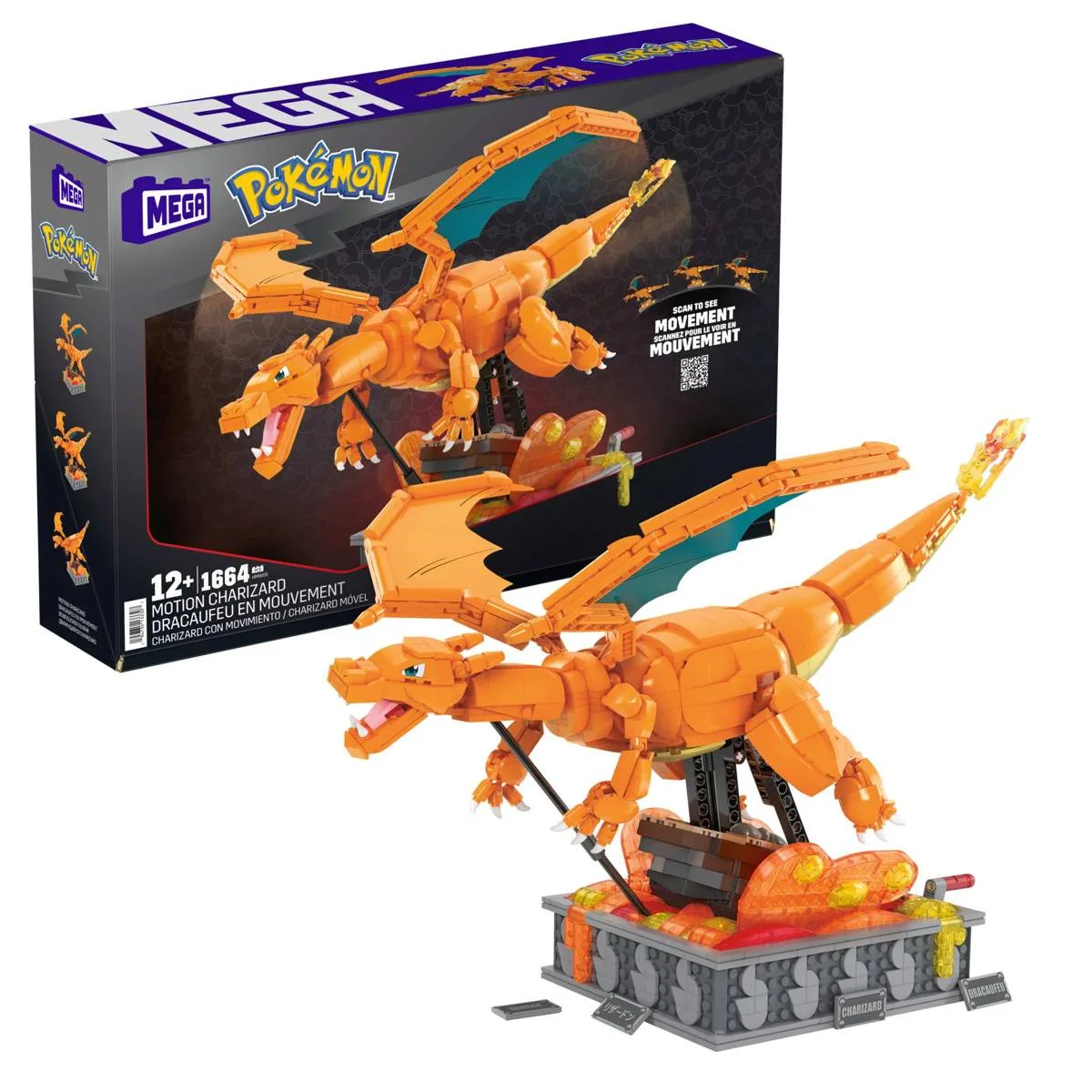 Mattel MEGA Pokémon™ Dracaufeu Articulé (HMW05) - prix | Brick Broker