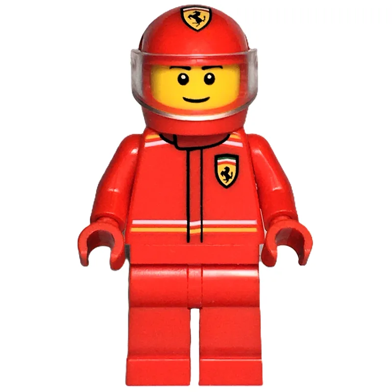F1 Driver, Ferrari, Red Suit — dans quels sets LEGO ? (fig-015934) | Brick Broker