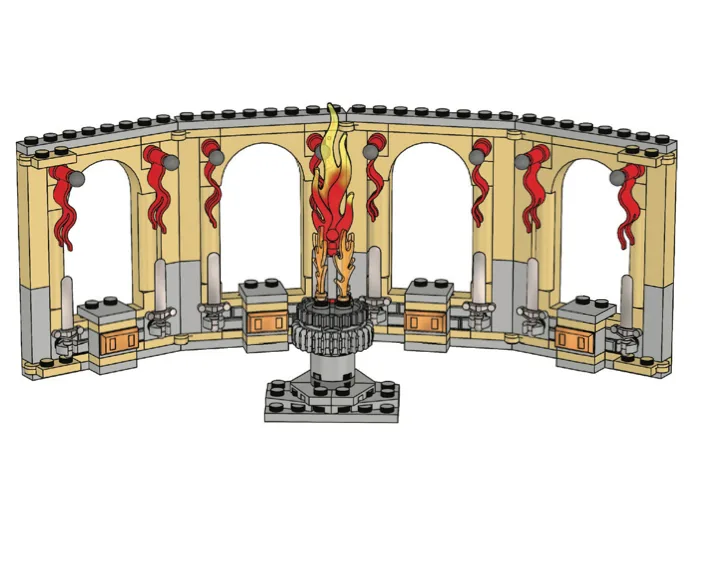 LEGO Support de figurine médiévale (EG00117-1) - prix | Brick Broker