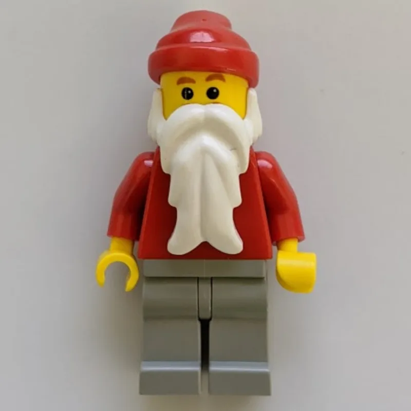 Santa, Plain Red with Light Bluish Gray Legs — minifigurine LEGO | Brick Broker