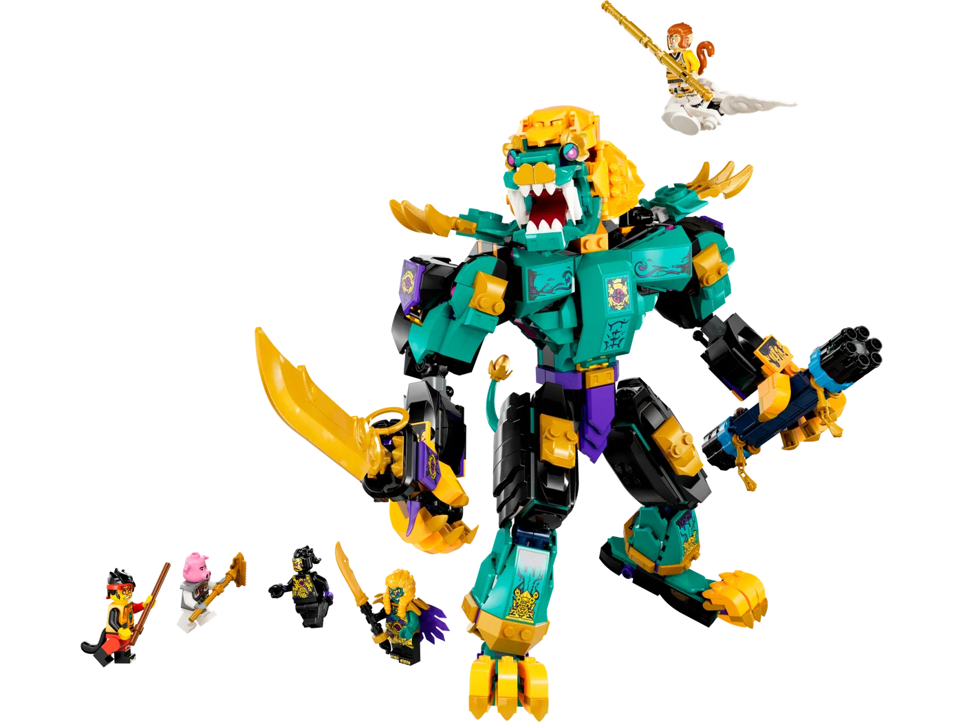 LEGO 80048 Le Puissant Lion Azur - prix et où acheter | Brick Broker