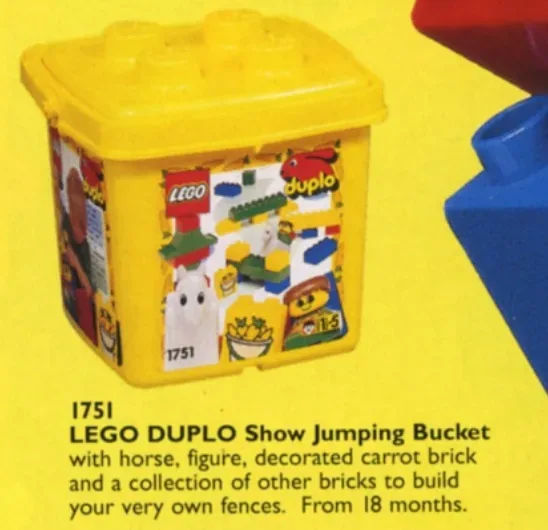 LEGO 1751 Seau de Saut d'Obstacles - prix | Brick Broker