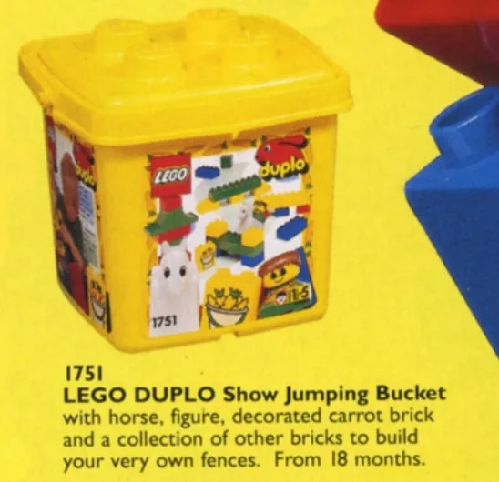 LEGO 1751 Seau de Saut d'Obstacles - prix | Brick Broker