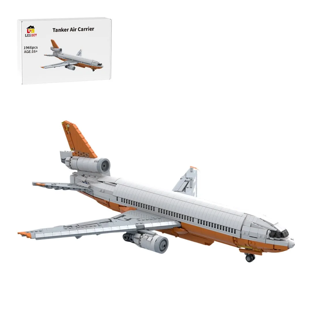 LesDiy Avion citerne DC-10 (LESDIY-3750659) - prix | Brick Broker