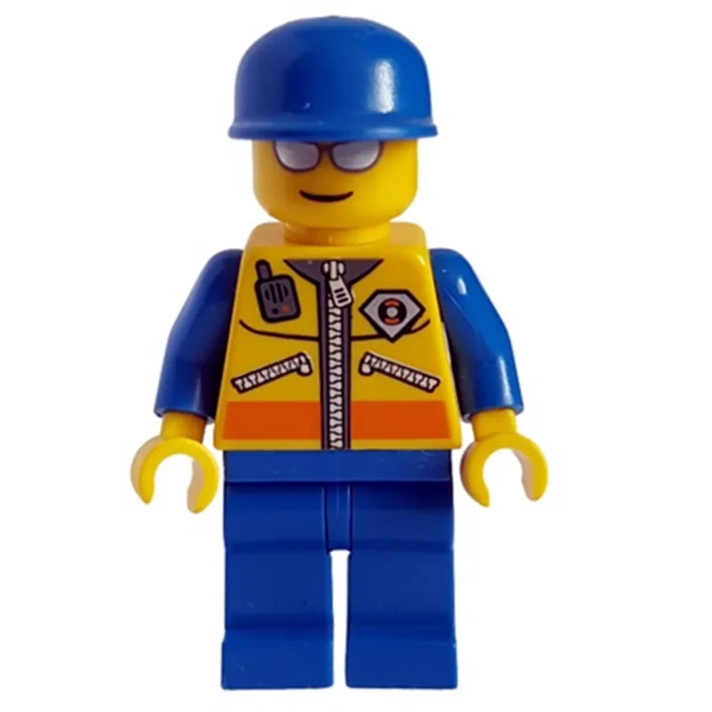 Coast Guard, Yellow Jacket with Zipper, Radio… — minifigurine LEGO | Brick Broker