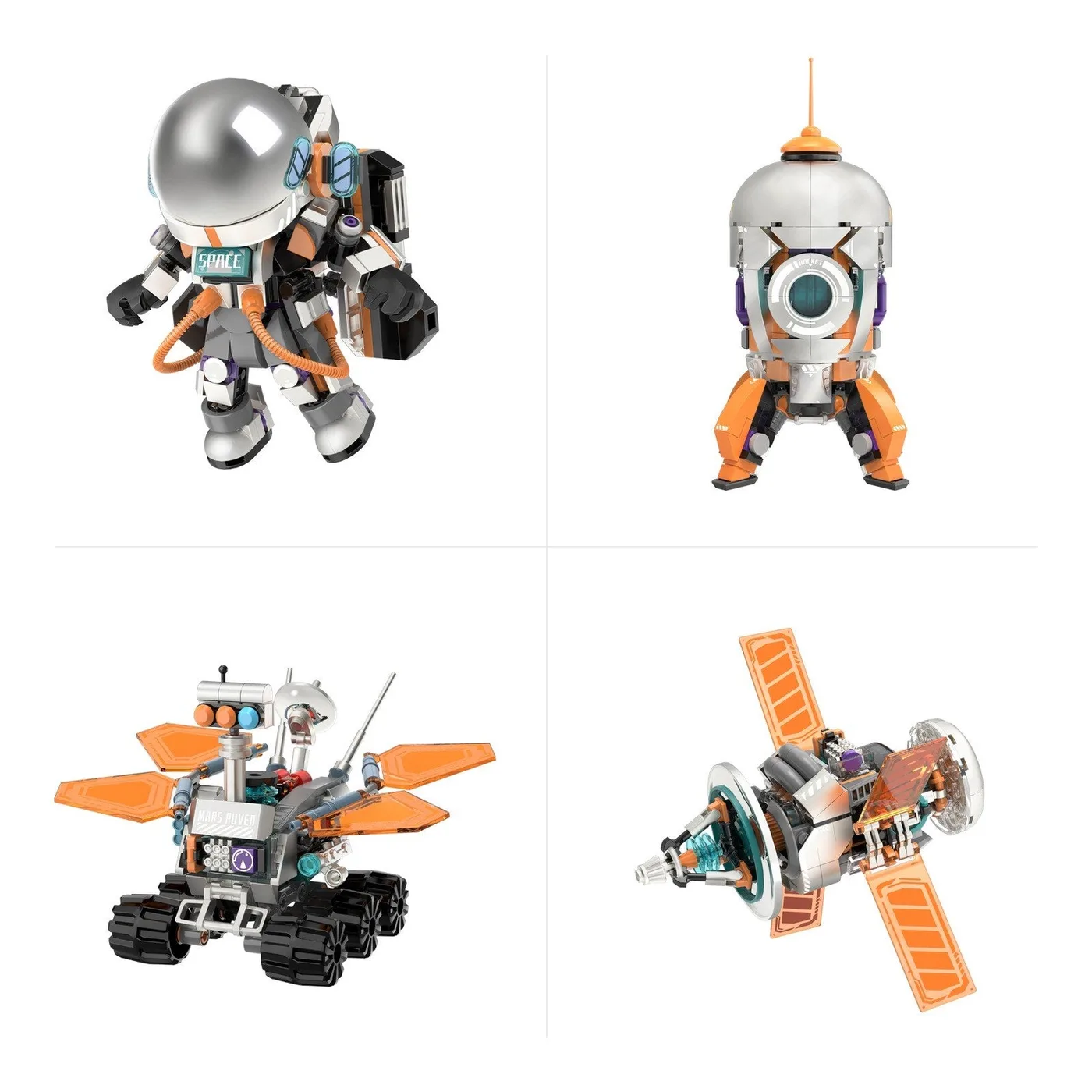 JIESTAR Kit d'équipe d'exploration spatiale iBlock (JS-IB1106) - prix | Brick Broker