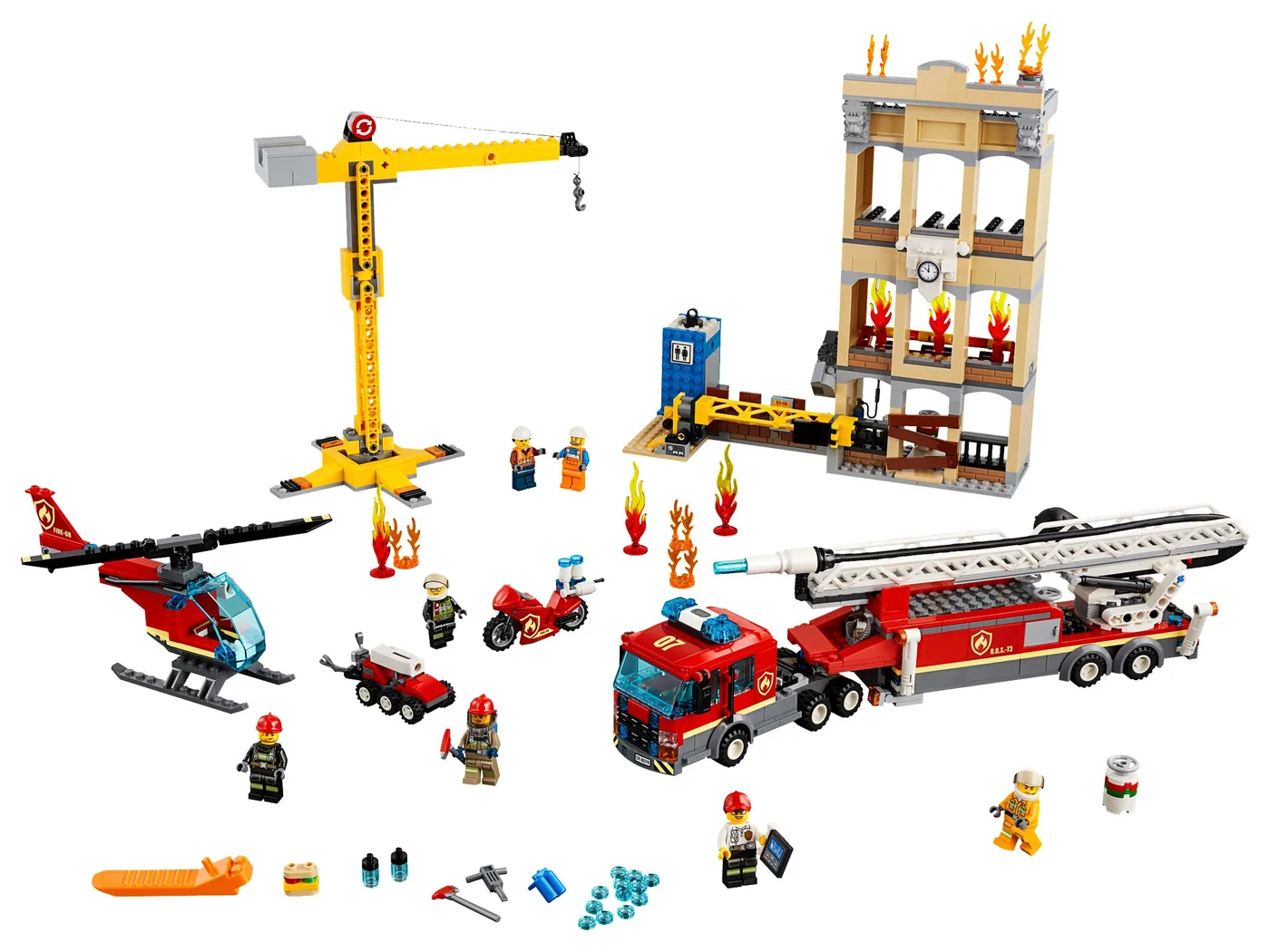 LEGO 60216 Brigade de pompiers du centre-ville - prix | Brick Broker