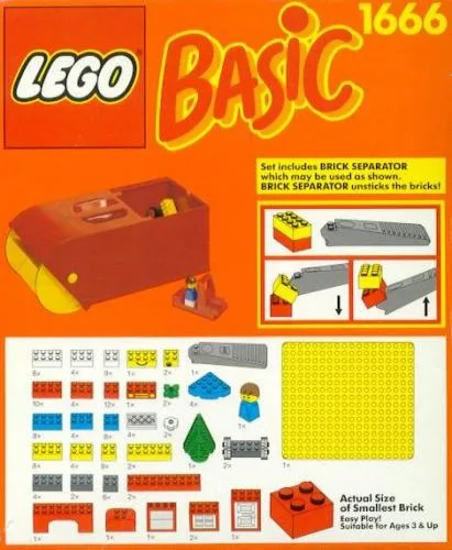 LEGO 1666 Aspirateur à Briques - prix et où acheter | Brick Broker