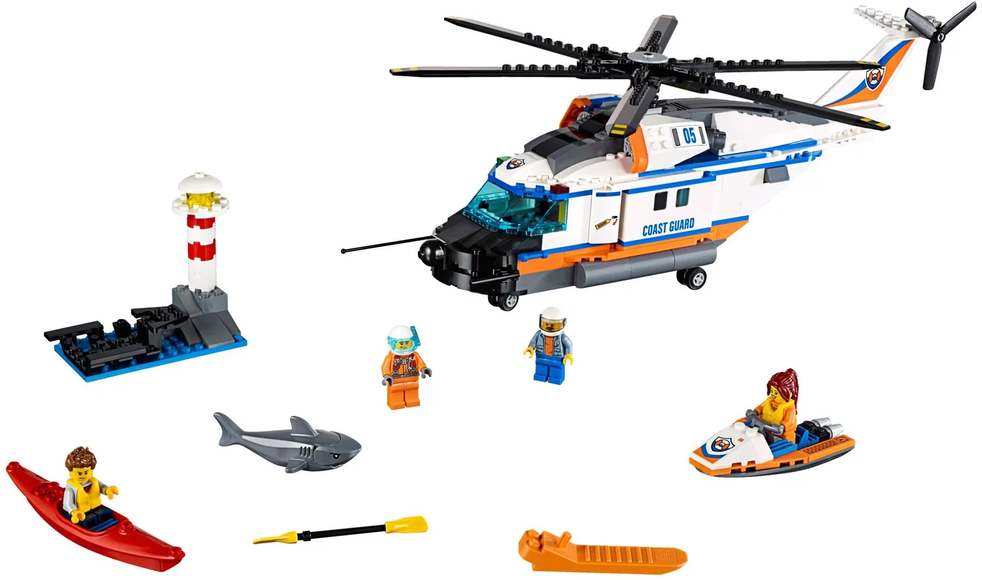 LEGO 60166 Hélicoptère de sauvetage robuste - prix | Brick Broker