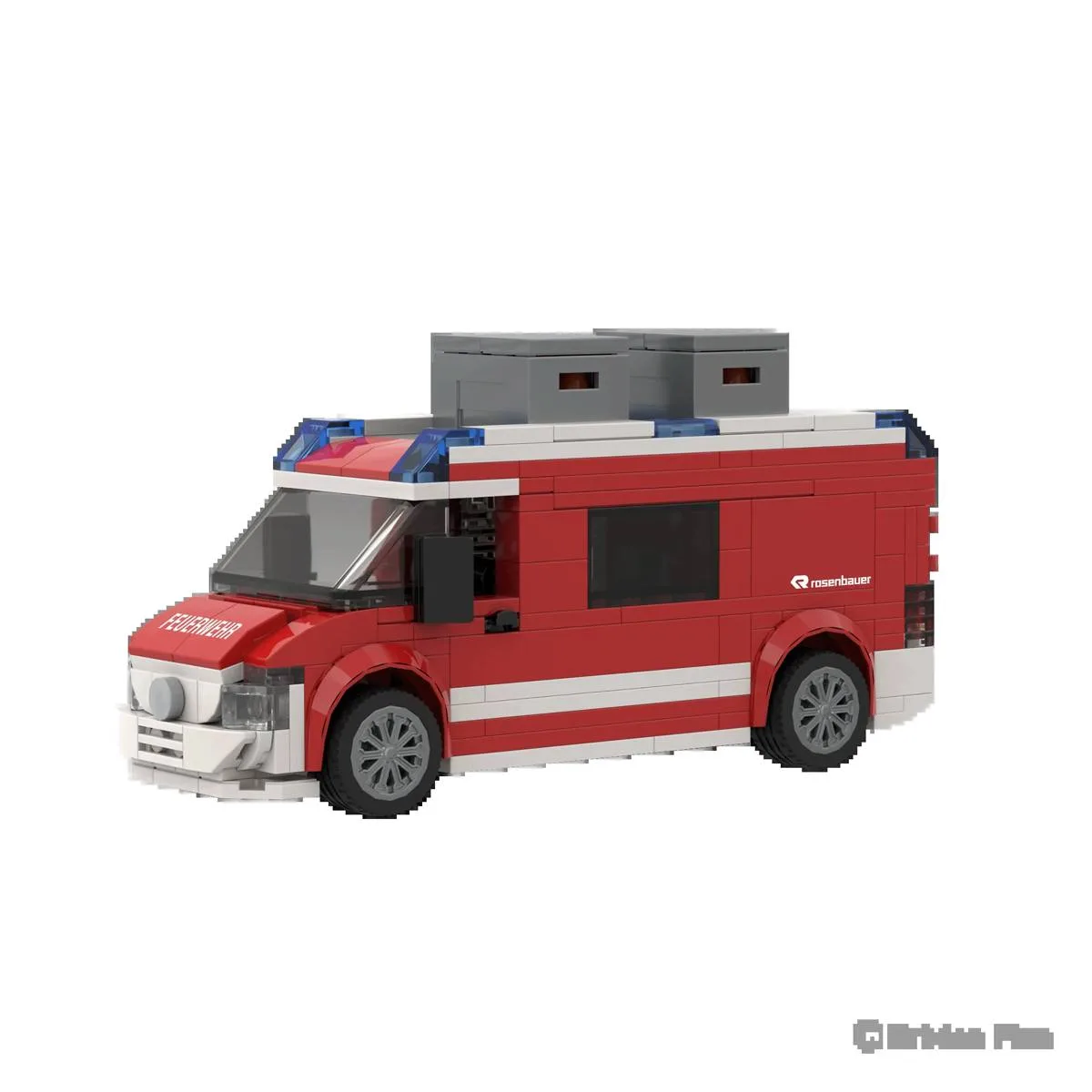 BRIXIES Rosenbauer™ Fourgon CT (BRIXIES-222.875) - prix | Brick Broker