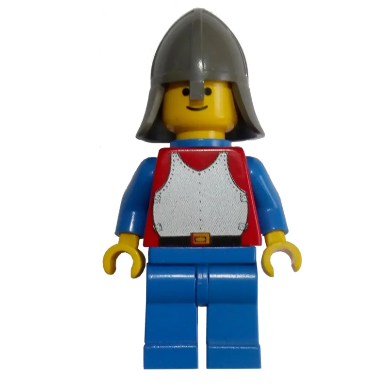 Knight (Breastplate on Red) - Blue Legs, Dark… — minifigurine LEGO | Brick Broker