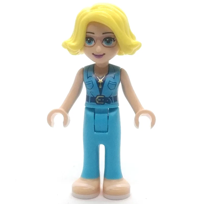 Alicia - Medium Azure Top, Medium Azure Trous… — minifigurine LEGO | Brick Broker