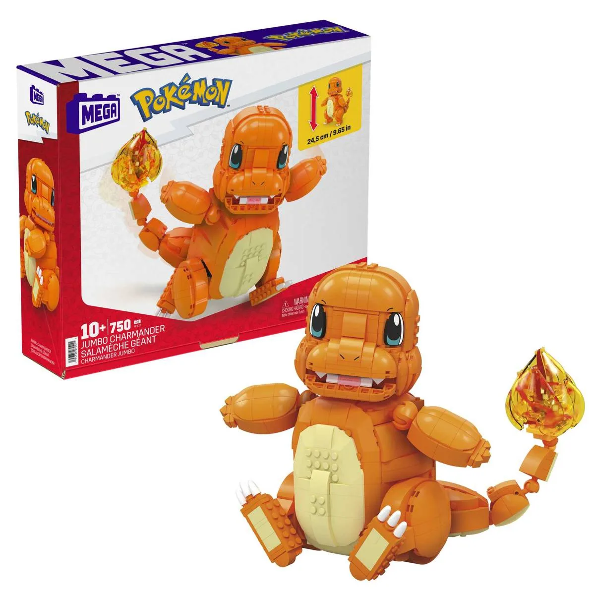 Mattel MEGA Pokémon™ Jumbo Salamèche (HHL13) - prix | Brick Broker