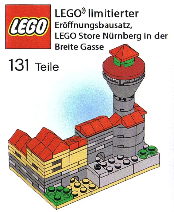 Set exclusif d'inauguration du LEGO Store, Nuremberg (Nürnberg), Allemagne (NUREMBERG-1) - prix | Brick Broker