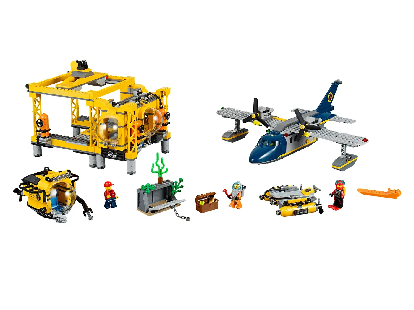 LEGO 60096 Base d'opération en mer profonde - prix | Brick Broker