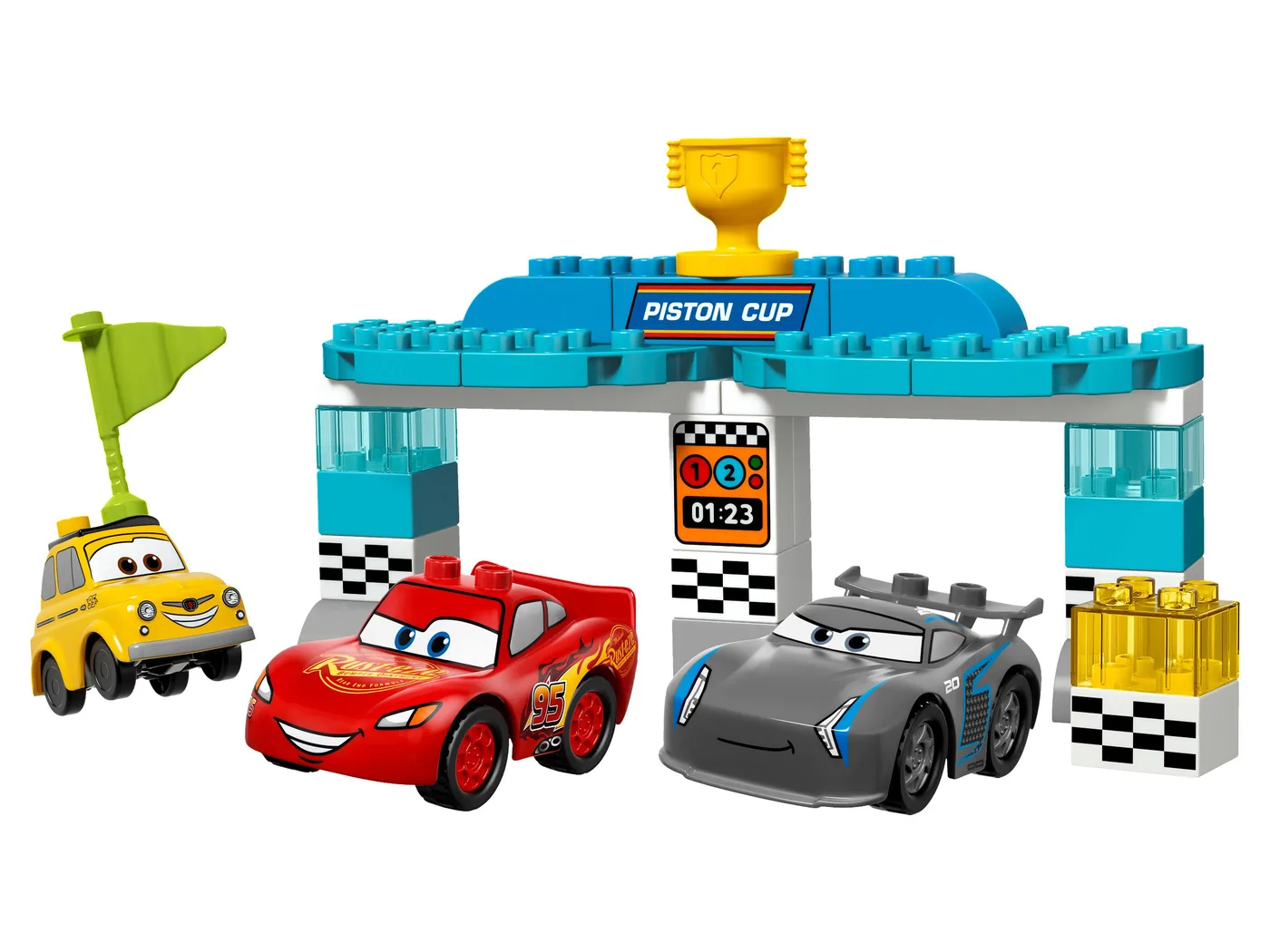 LEGO 10857 Course de la Coupe à piston - prix | Brick Broker