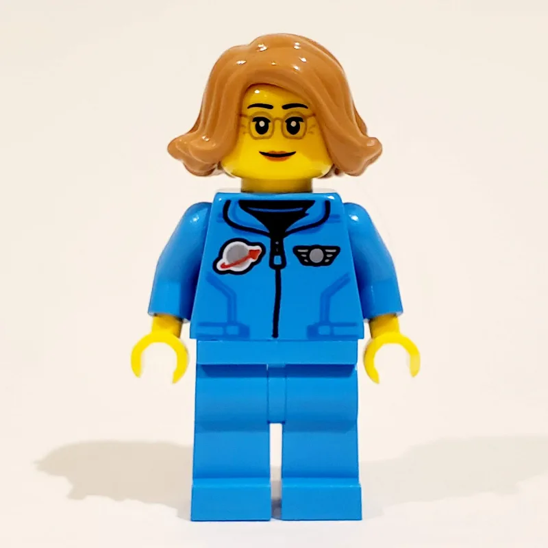 Astronaut, Dark Azure Jumpsuit, Medium Nougat… — minifigurine LEGO | Brick Broker