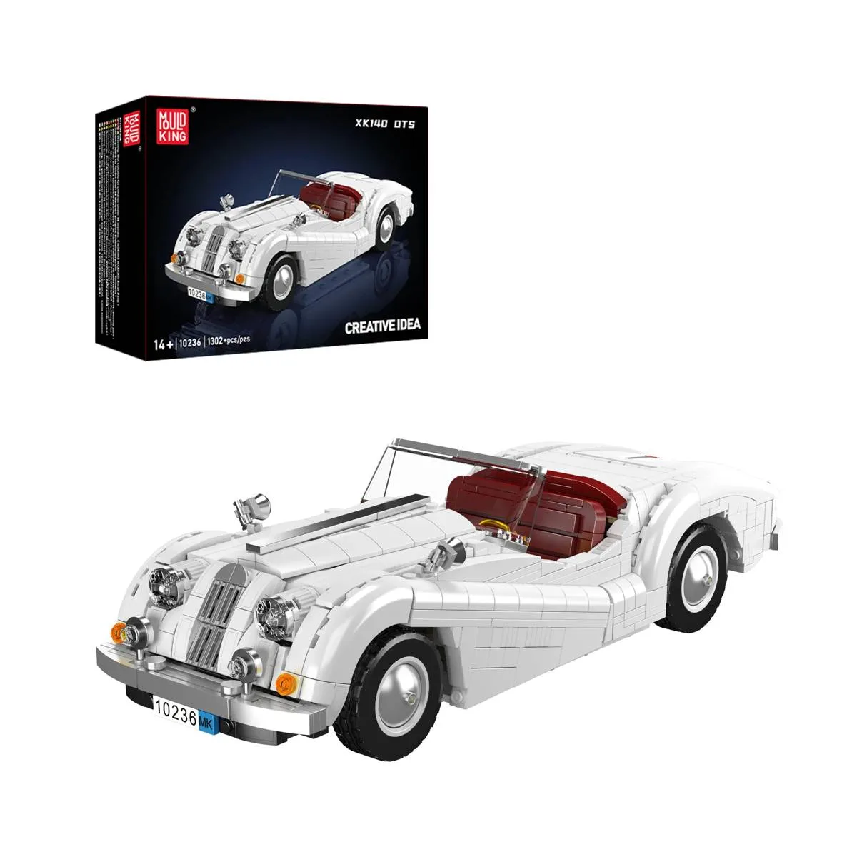 Mould King Voiture de sport XK140 OTS (MOU-10236) - prix | Brick Broker