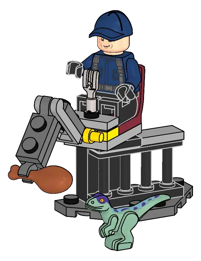 LEGO 951351 Garde et Raptor - prix et où acheter | Brick Broker