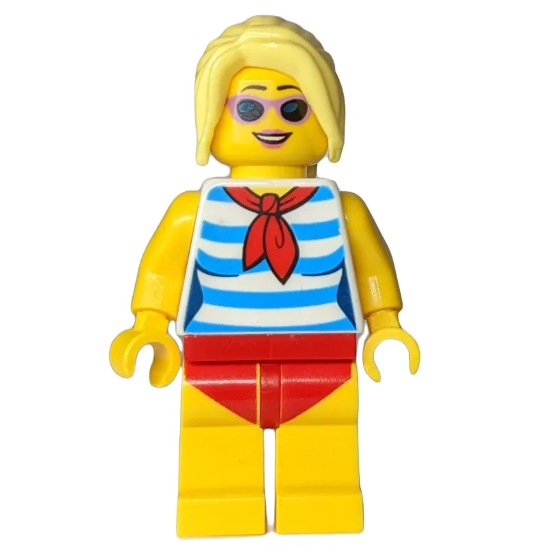 White Torso, Yellow Legs, Bright Light Yellow… — minifigurine LEGO | Brick Broker