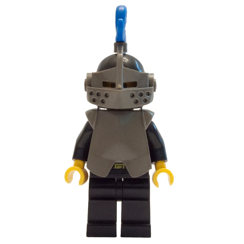 Knight (Breastplate on Black) - Black Legs, A… — minifigurine LEGO | Brick Broker