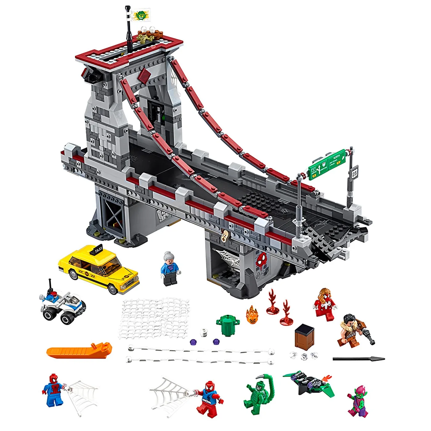 LEGO 76057 Spider-Man : La bataille finale sur le pont des guerriers de la toile - prix | Brick Broker