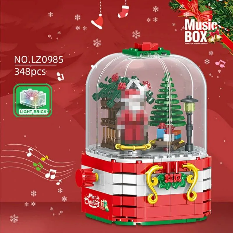 ZHEGAO Joyeuse boîte à musique de Noël (ZHE-QL0985) - prix | Brick Broker
