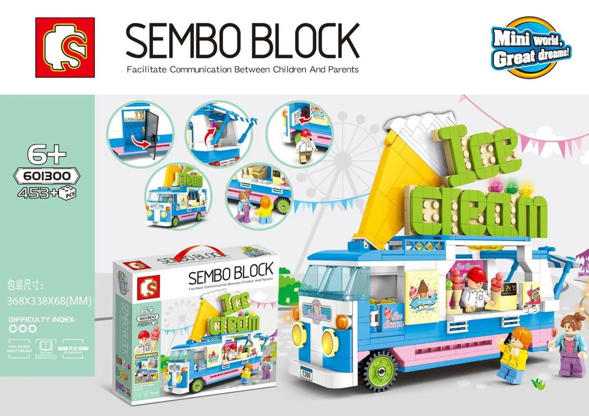 Sembo Voiture de glaces (SEM-601300) - prix | Brick Broker