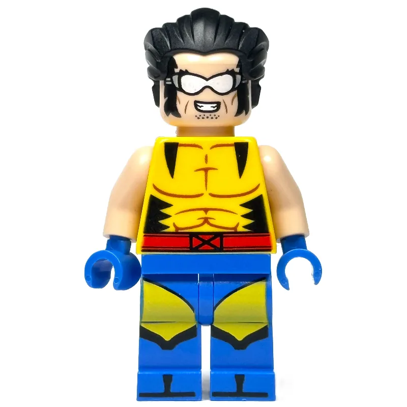 Wolverine, Hair, Yellow X-Men Suit, Plain Arms — minifigurine LEGO | Brick Broker