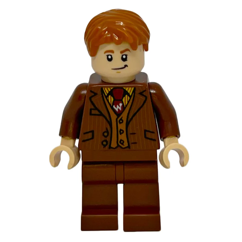 Fred Weasley in Reddish Brown Suit, Dark Red… — minifigurine LEGO | Brick Broker