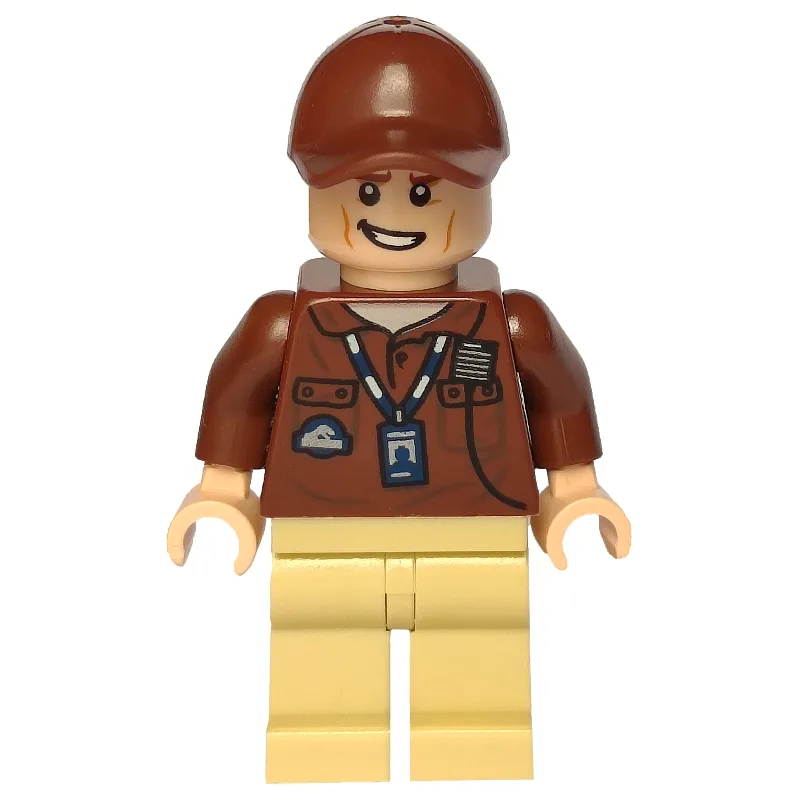 Park Worker, Reddish Brown Jacket, Tan Legs,… — minifigurine LEGO | Brick Broker
