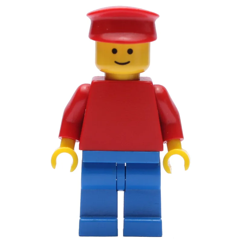 Man - Red Torso, Blue Legs, Red Hat — dans quels sets LEGO ? (fig-001124) | Brick Broker