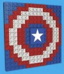 LEGO Bouclier de Captain America (TRUSHIELD-3) - prix | Brick Broker