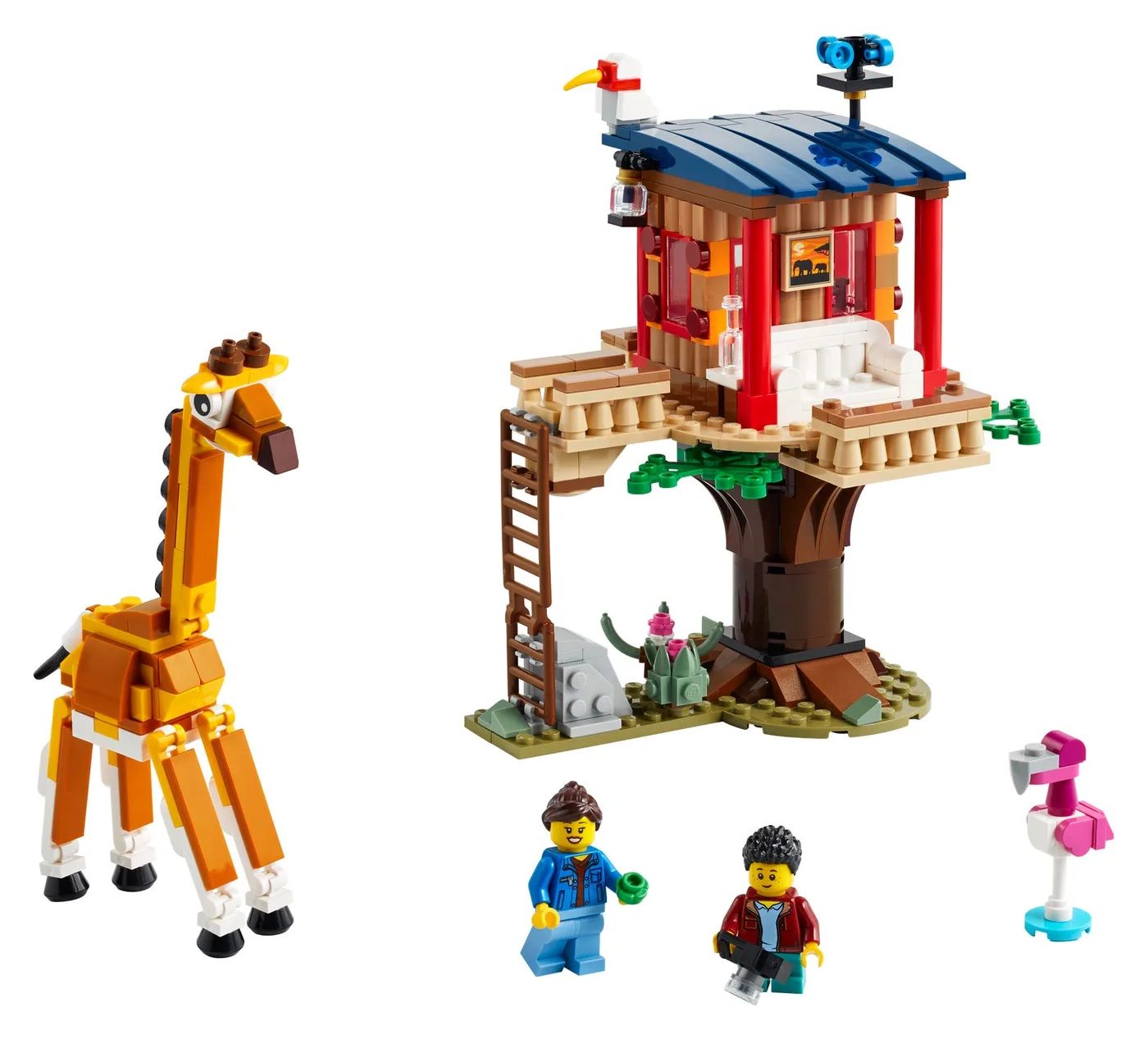 LEGO 31116 Cabane dans les Arbres Safari Faune Sauvage - prix | Brick Broker