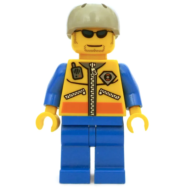 Coast Guard, Yellow Jacket with Zipper, Radio… — minifigurine LEGO | Brick Broker