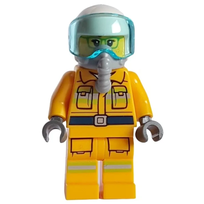Freya McCloud - Pilot, Orange Torso, Orange L… — minifigurine LEGO | Brick Broker