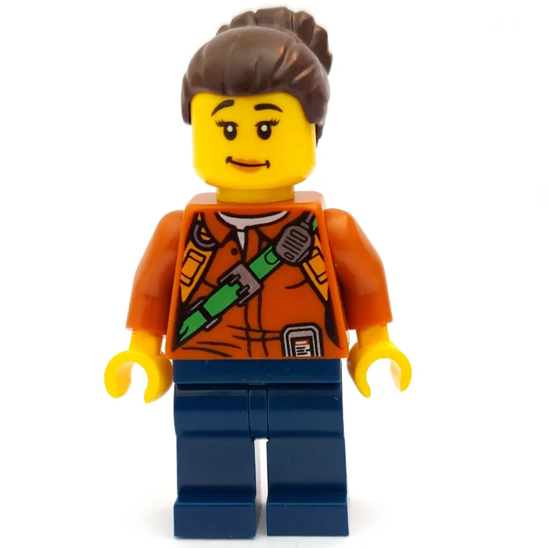 Explorer, Woman, Shirt with Straps and Radio,… — minifigurine LEGO | Brick Broker