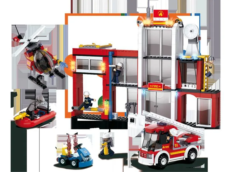 Sluban Caserne de Pompiers (SLB-M38-B0631) - prix | Brick Broker