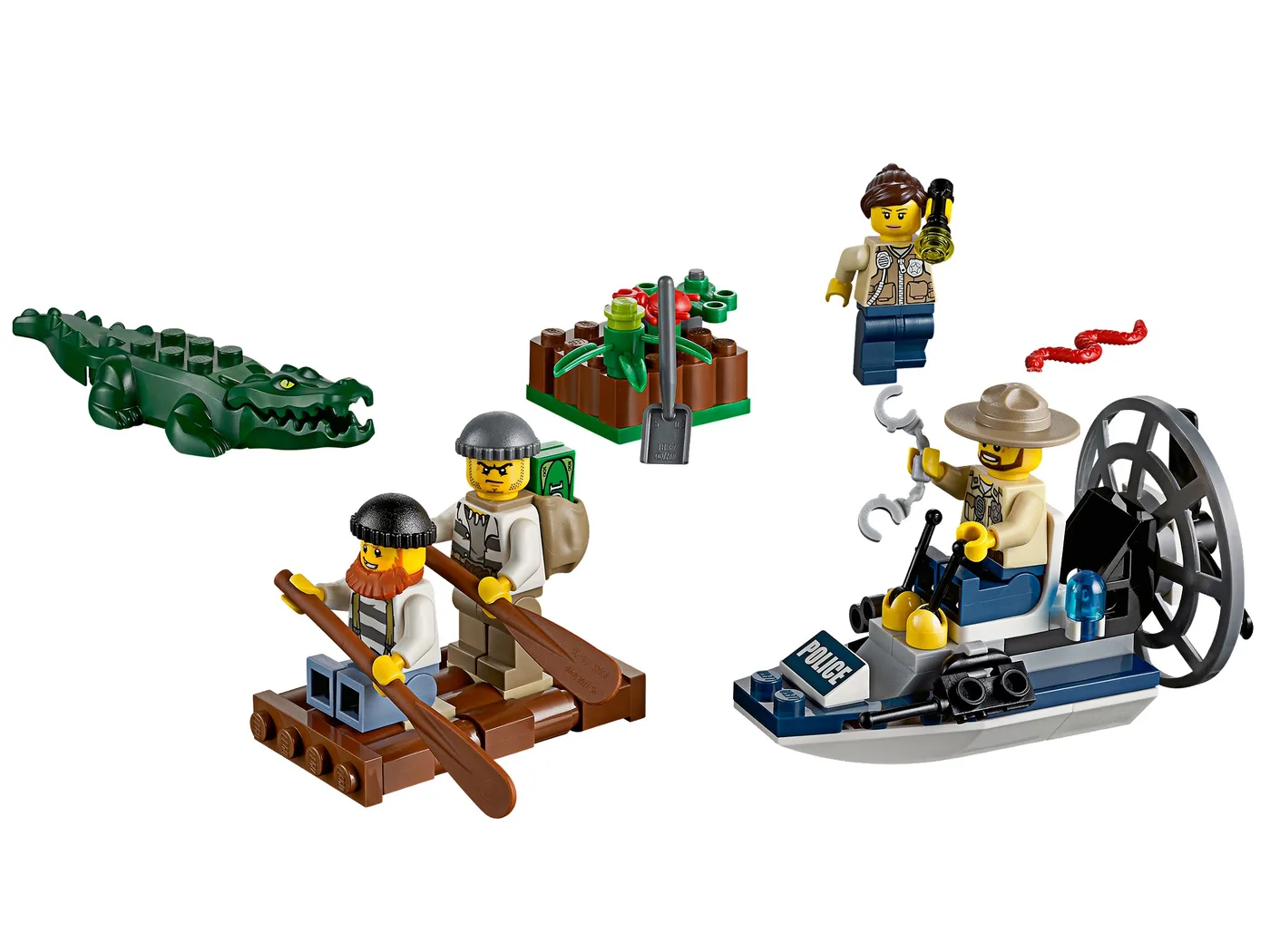 LEGO 60066 Coffret de démarrage de la police des marais - prix | Brick Broker
