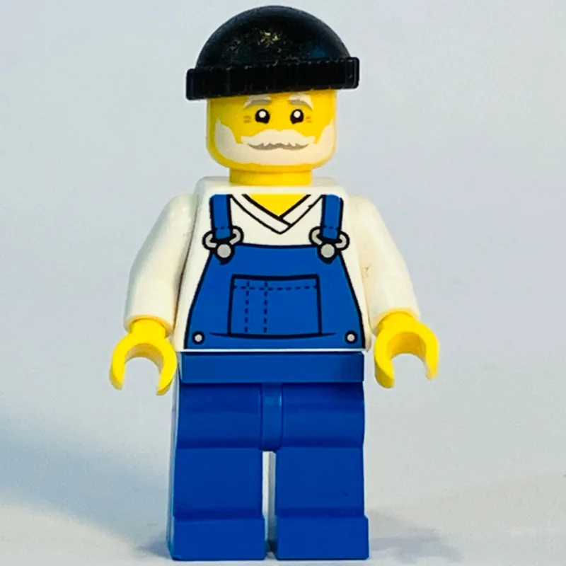 White Torso, Blue Overall, Black Cap — dans quels sets LEGO ? (fig-015244) | Brick Broker