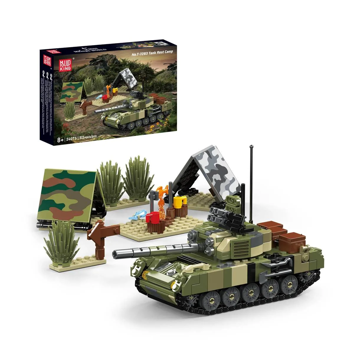 Mould King Campement de tank T-72B3 (MOU-24073) - prix | Brick Broker
