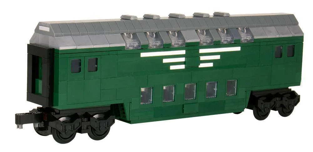 BlueBrixx Wagon à deux étages DR voiture intermédiaire (BB-101007) - prix | Brick Broker