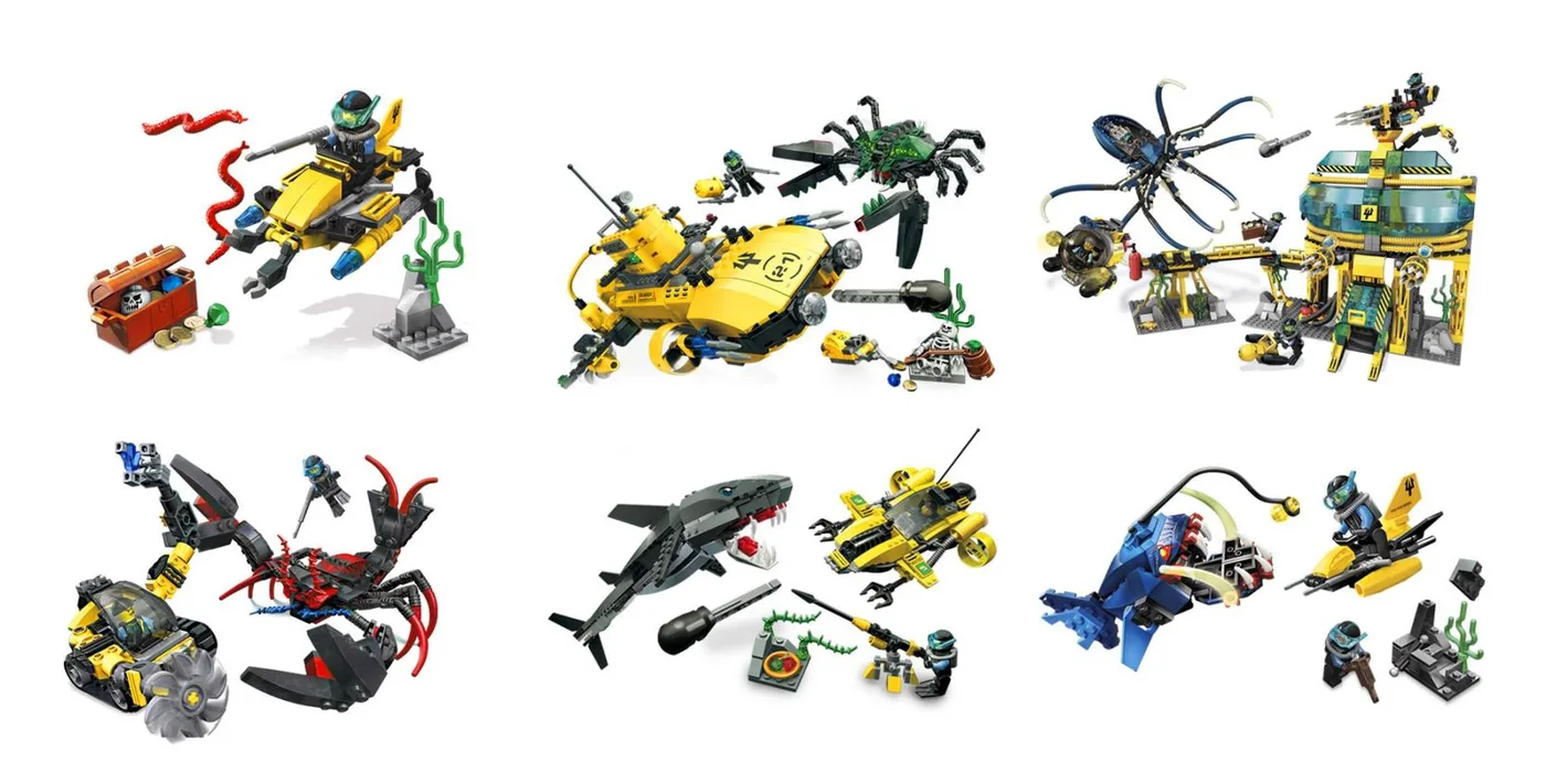 LEGO Collection complète Aqua Raiders (K7775-1) - prix | Brick Broker