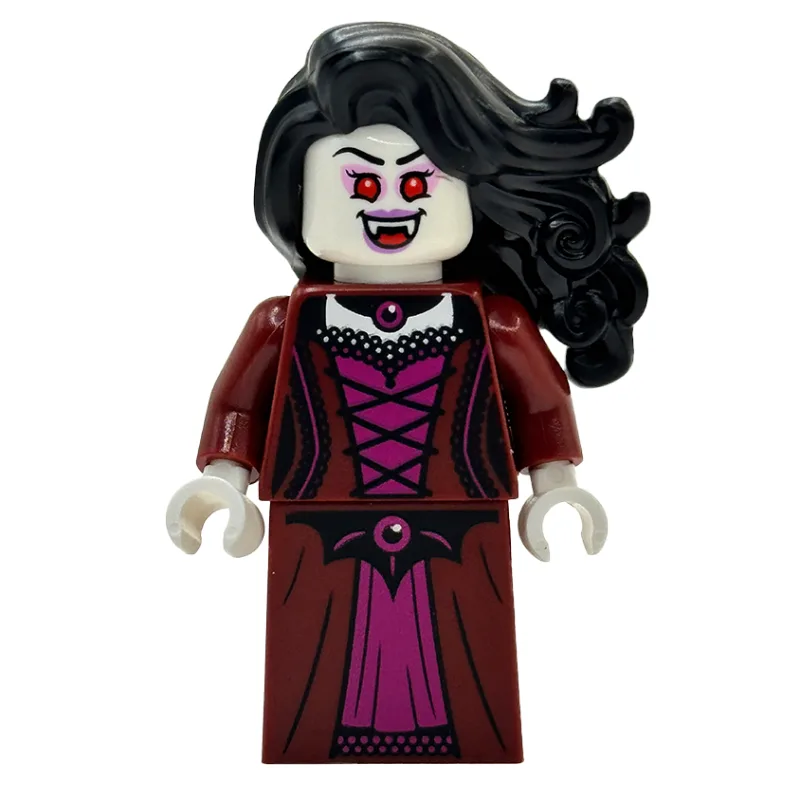 Vampire, Dark Red Dress, Black Hair — dans quels sets LEGO ? (fig-016674) | Brick Broker