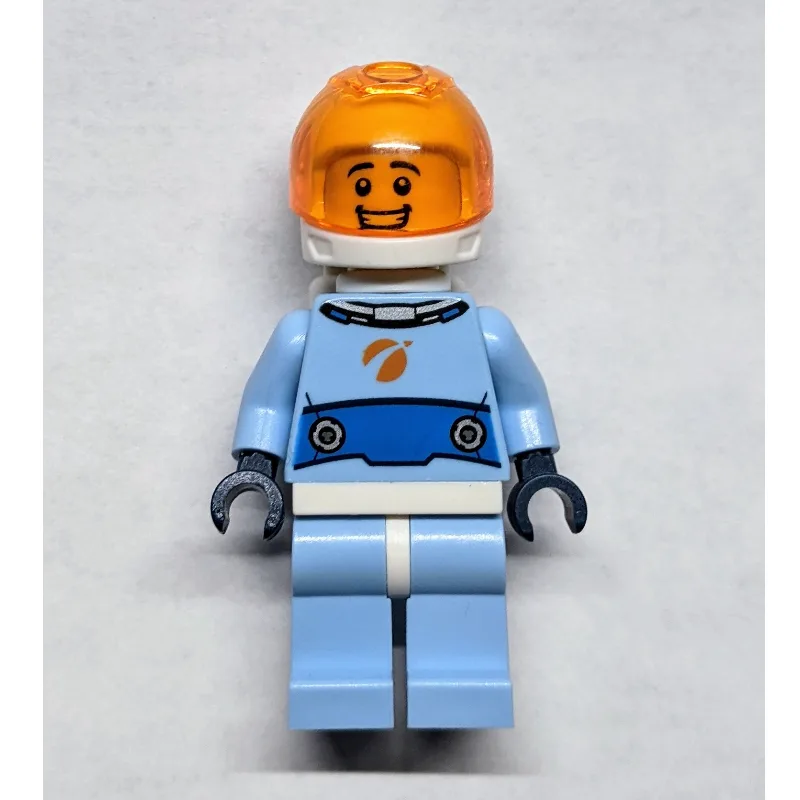 Astronaut - Bright Light Blue Torso and Legs,… — minifigurine LEGO | Brick Broker